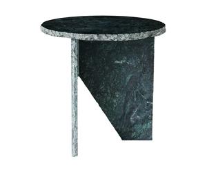 MUUBS Table d'appoint Verde Ø40 cm Marbre vert