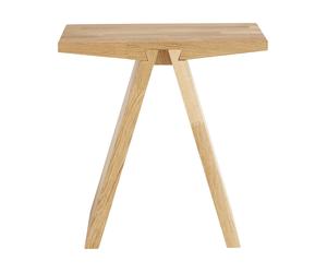 MUUBS Tabouret Angle 45x45x29 cm Chêne