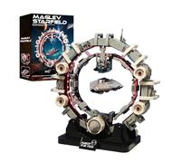 muuchuu Kit de construction de vaisseau spatial magnétique flottant pour adultes - Modèle de jouet avec lumière - Décoration de bureau à domicile - Cadeau de collection pour les fans d'aviation 14+
