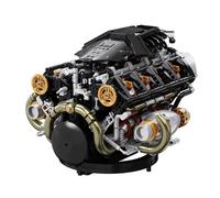 muuchuu Technique V8 Kit de construction avec moteur pour adultes, moteur de simulation de la super voiture de sport W1, projet de loisirs créatifs, cadeau pour enfants, adolescents, 14 fans de