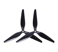 Muuoeou 1 paire d'hélices 9 x 4,5 x 3, 9 lames CCW + CW 9045 en nylon renforcé de carbone pour drone FPV