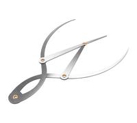 Muuoeou 1 Pièces Étriers Moyens Étriers de Rapport D'Or Règle à Sourcils en Acier Inoxydable 1: 1.618 Outil de Mesure pour le Maquillage de Tatouage