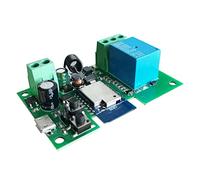 Muuoeou 12V Wifi Relais Tuya Smart Life App Module de Commutateur Télécommande Minuterie Autobloquant Fonctionne avec Home Contrôle à 2 voies