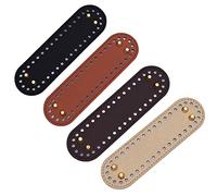 Muuoeou 4 couleurs 7,1 x 1,9 cm Sac fond forme crochet rond sac fond cuir sac de moulage pour coussin base