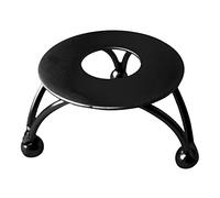 Muuoeou Ancienne Cire Sceau Fondant Cire à cacheter Outil DIY Tampon Enveloppe Cire Chauffage Trépied Cire Four à fondre Noir