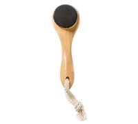 Muuoeou Brosse de nettoyage du en bambou Brosse à cheveux doux Brosse manuelle pour le Nettoyage du Brossage Soins de la peau - C