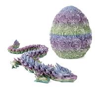 Muuoeou Cadeau pour la fête des mères - Dragon rose imprimé en 3D - Cadeau pour maman - Dragon mobile en cristal de dragon - Durable