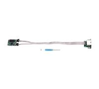 Muuoeou Carte Réseau Gigabit Ethernet 2,5G Carte Réseau RJ45 Adaptateur Réseau Carte Réseau RTL8125BG Puce M.2 A+E/Broche Pliée