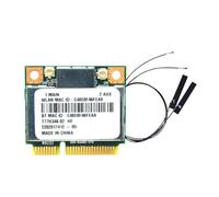 Muuoeou Carte WiFi AR5B22 AR9462 + Antennes Internes 300 Mbps 2,4 G/5 G Double Bande BT4.0 Mini PCl-E Adaptateur WiFi pour 7/8/10