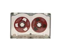 Muuoeou Cartouche vide de 55 minutes, double face, disque métallique ouvert, disque de bande de cassette vide, C