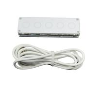 Muuoeou Clavier Personnalisé Clavier Programmable à 5 Touches Macro Mini Clavier RVB Silent Touch Contrôleur de Volume Enregistrement Copier Coller Personnalisé