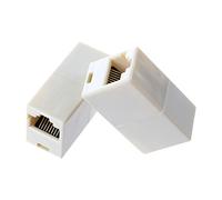 Muuoeou Coupleur RJ45 F-F Ligne Straight(Deux Pieces par Un Paquet)