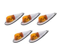 Muuoeou Feu de Cabine en Forme de Goutte d'eau DC 12 V, Feu de Gabarit et Arrière, Feu de Circulation sur Le Toit, Pack de Câblage pour Remplacement de Camion et Fourgonnette