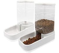 Muuoeou Kit distributeur de nourriture et d'eau de 3,8 litres pour l'alimentation automatique des chiens et autres animaux de compagnie