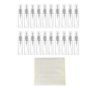 Muuoeou Lot de 100 flacons pulvérisateurs de 5 ml - emballage cosmétique - Flacons de parfum - Vaporisateur de liquide pour voyage