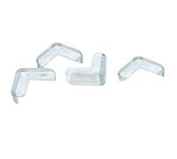 Muuoeou Lot de 4 protections d'angle en plastique souple transparent pour table de bureau