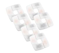 Muuoeou Lot de 6 filtres de fontaine à eau pour chat - Filtre à charbon actif pour fontaine à animaux de compagnie - Triple système de filtration