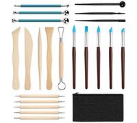 Muuoeou Outil de modelage, kit d'outils en céramique d'argile polymère, outil d'argile céramique pour sculpture