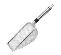 Muuoeou Pelle à litière en métal pour chat pour le nettoyage des animaux domestiques, pelle pour déjections de chat, outil de nettoyage extrêmement durable pour litière pour chat C