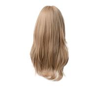 Muuoeou Perruque en fibre chimique pour femme, longue, droite, ondulée, huit longues et bouclées en lin pour un usage quotidien