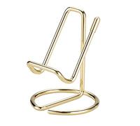 Muuoeou Porte-Cartes de Visite pour Bureau, Support de Porte-Cartes de Visite en MéTal, Porte-Cartes de de Bureau (Or)