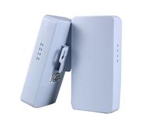 Muuoeou Routeur WiFi Extérieur Pont sans Répéteur WiFi Amplificateur de Signal WiFi 2.4G 300Mbps Portée Point à Point 1KM Prise UE