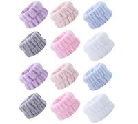 Muuoeou Serviettes de poignet pour femme pour se laver le , nettoyant pour le absorbant pour filles, bracelet de sport et bandeau