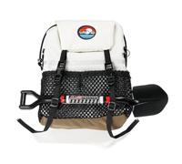 Muuoeou Simulation Sac à Dos Pelle Sac de Rangement Sac à Main Décoration pour Voiture RC Crawler 1/8 1/10 Sac Blanc + Pelle