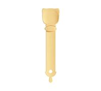 Muuoeou Snack pour chat - Nourriture liquide - Outils à presser - Nourriture humide - Friandises chiots et chatons - Cuillère d'alimentation multifonction pour chat - Orange