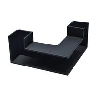 Muuoeou Tunnel d'aquarium souterrain, cachette pour poissons et tunnel de visualisation souterrain unique, tunnel d'angle