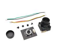 Muuookka 1/1,8 1800TVL Mini CAMERIE FPV 2,1 mm Lens 5V-40V PAL/NTSC OSD Réglable pour Les Drones RC DIY Pièces de Mise à Niveau Noir