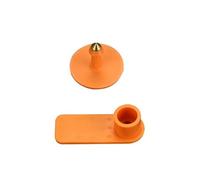 Muuookka 100 Pièces UHF RFID Animal Ear Tag Electronic Ear Ear Tag 860-960 MHz pour les Chèvres de Chèvre de Mouton Pig