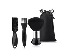 Muuookka 3 Pack Brosse à Cou Duster en Nylon Tondeuse Rasoirs de Nettoyage pour Coiffure pour Coiffeur, Brosse de Barbier de Qualité Supérieure Duster à Cou