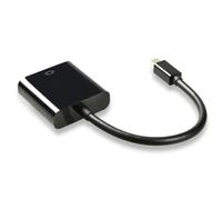 Muuookka Adaptateur Actif DVI Dual Link Mini DisplayPort avec Alimentation USB Jusqu'à 2560x1600 Résolution Noir