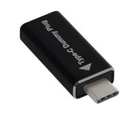 Muuookka Adaptateur D'Affichage Virtuel USB-C Type-C DDC EDID, Prise Factice, Émulateur D'Affichage Fantôme sans Tête 1920 X 1080p à 60 Hz