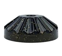 Muuookka Adaptateur de Disque Vinyle LP 45 RPM pour Tourne-Disque Phonographe, Base de Conversion Audio pour Disque EP de 7 Pouces, Gramophone Noir.