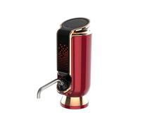 Muuookka Aérateur de Vin Électrique, Décanteur, Distributeur et Pompe à Vide - Écran Tactile LED, Moniteur de Température, Rouge