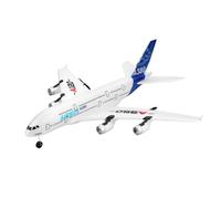 Muuookka Avion Modèle RC d'avion de Passagers A380 Télécommandé Adopte des Matériaux en Mousse et des Performances de Prévention des Chutes.