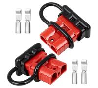 Muuookka Câble de Démarrage Quick Connect 2PCS 2-4 AWG Prise de Câble Jumper Connecteurs D'Alimentation de Type Ignifuges 175A