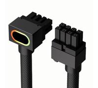 Muuookka Câble D'Extension de Connexion CPU à Une Ligne AIJS 8 Broches CPU ARGB Câble d'alimentation Module D'Extension D'Ordinateur