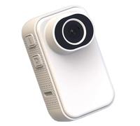 Muuookka Caméra d'action avec Écran Portable 2K HD, Étanche IP65, Support Inclus, Longue Durée de Vie de la Batterie pour Les Sports en Plein Air, Blanche.