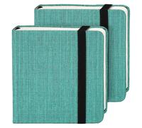 Muuookka Carnet de Croquis Aquarelle, Taille 4,7x4,7 Pouces, Pack de 2 de 24 Feuilles Chacune, Qualité Coton Pressé à Chaud 300gsm/140lb, Papier Artistique de Couleur Verte Moyenne.