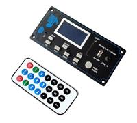 Muuookka Carte de Décodeur MP3 12v LCD Bluetooth WAV Deccod Record MP3 Rec Player Audio Module Prend en Charge FM Radio Aux USB avec Affichage