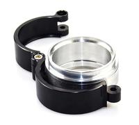 Muuookka Collier V en Aluminium de 3 Pouces à Libération pour Tuyau D'Intercooler, HD Sans Goupille, Numéro de Modèle 32516 Inclus.