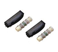 Muuookka Conteneur à Épices de Voyage Portable, Kit D'Épices pour Camping avec 5 Bouteilles à Assaisonnement Transparentes, Rangement de Condiments pour la Cuisine en Pique-Nique.