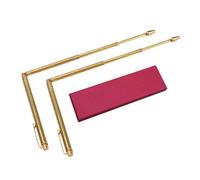 Muuookka de Sourcage 2 Pièces Outil Portable en Cuivre Pur pour la Recherche de Dragon de Divination