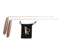 Muuookka de Sourcage en Cuivre - pour Rechercher de L'Eau, de, des Minéraux - 2PCS Design de Poignée en Bois pour un Rangement Pratique
