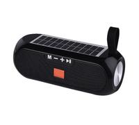 Muuookka Enceinte sans Bluetooth V4.2 avec Radio Solaire MP3 FM, Boîte de Son, Subwoofer, Aux HiFi Stéréo A.