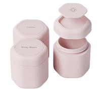 Muuookka Ensemble de Capsules de Soins Corporels 3 Pièces 1,32 Oz Contenants Magnétiques avec Couvercles Essentiel de Voyage de Rangement.