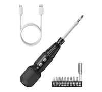 Muuookka Ensemble de Tournevis Électrique Sans Rechargeable, Kit de Réparation Portable avec Lumières LED.